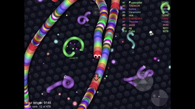 Slither.io Mobile Gameplay! смотреть онлайн