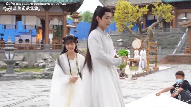 [SUB ESPAÑOL] 230704 The Longest Promise weibo update | Detrás de escenas con Xiao Zhan смотреть онлайн