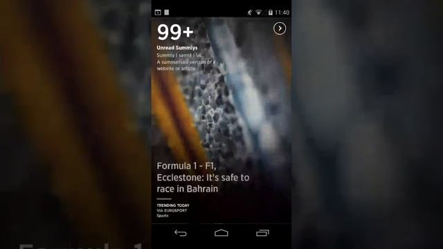 Summly for Android смотреть онлайн