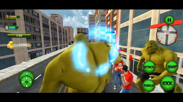 Incredible Monster Hero City Fighting | Monster Superhero Simulator 3d - Android GamePlay HD смотреть онлайн