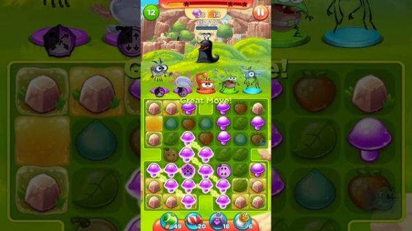 Best Fiends STARS 407 android IOS gameplay HD let's Play