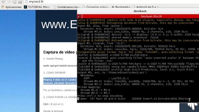 Como grabar video en debian , ubuntu y mint y mint смотреть онлайн