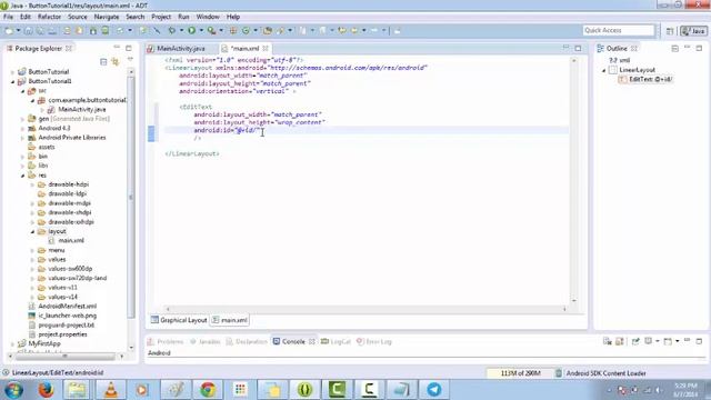Set up a Button in XML смотреть онлайн