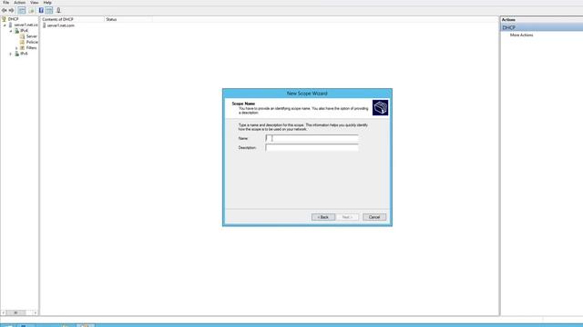How to configure DHCP SCOPE N DHCP EXCLUSION in windows server 2012 using the GUI смотреть онлайн