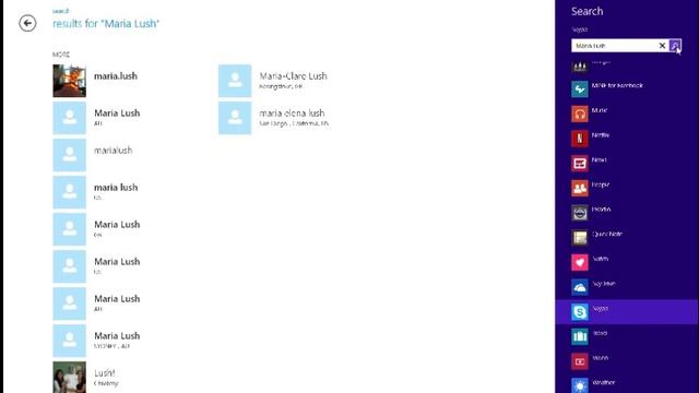 Adding contacts to Skype in Windows 8 смотреть онлайн