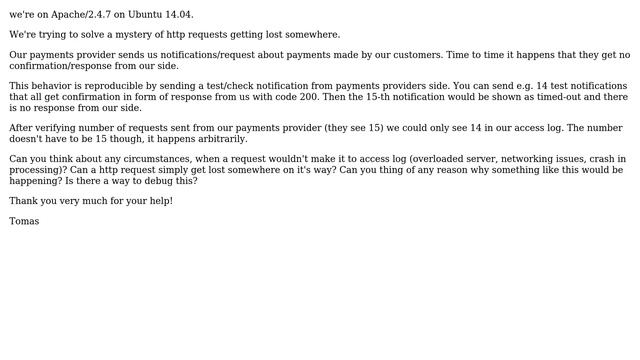 DevOps & SysAdmins: Apache missing requests in access log смотреть онлайн