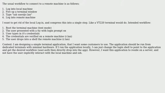 Unix & Linux: Is it possible to get a login prompt on a remote server, directly after boot? смотреть онлайн