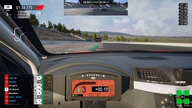 GT4 Series Team LSF @Barcelone / Maserati GT4 / 2ème relais