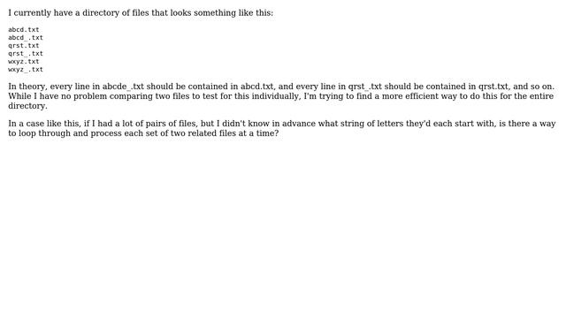 Unix & Linux: Comparing directory files based on filename (2 Solutions!!) смотреть онлайн