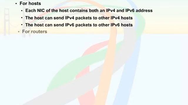 576 55 Technological Requirements for IPv6 05 IPv4 IPv6 Dual Stacks смотреть онлайн