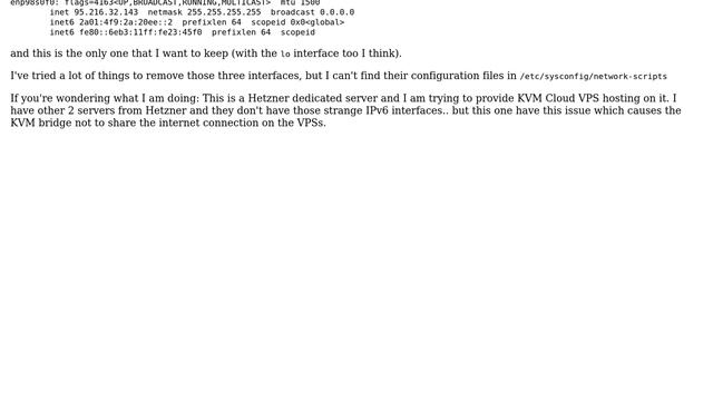 ifconfig shows interfaces and I want to delete them смотреть онлайн