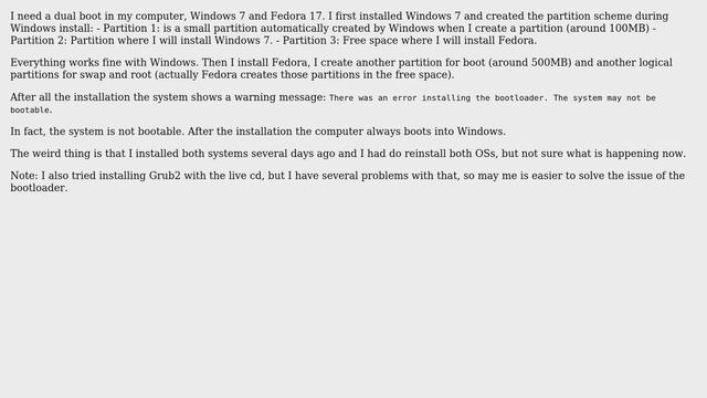 Unix & Linux: Bootloader error installing Fedora (2 Solutions!!) смотреть онлайн
