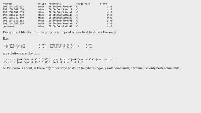 Unix & Linux: Find and print only duplicate fields only (2 Solutions!!) смотреть онлайн