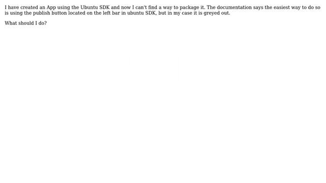 Ubuntu: How to make a debian package from ubuntu SDK? смотреть онлайн