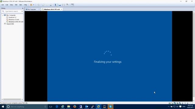 Windows Server 2016 TP3 Installation !! смотреть онлайн