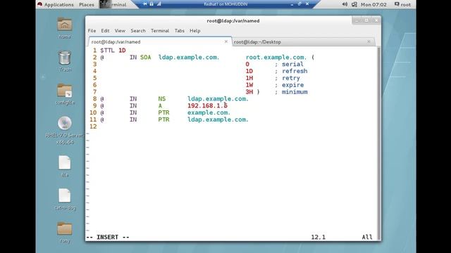 DNS server configuration in Red Hat Linux 7 смотреть онлайн