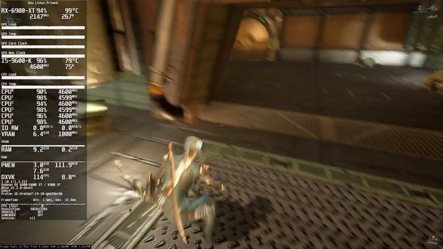 Warframe Benchmark Gnu + Linux + Mangohud смотреть онлайн