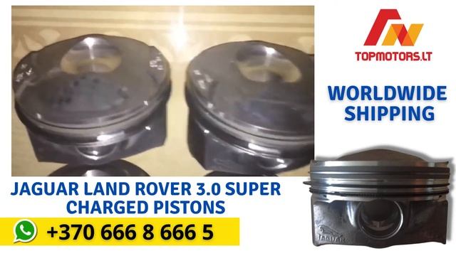 Jaguar Land Rover 3 0 Super Charged Pistons смотреть онлайн