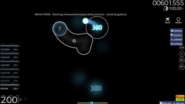 Island Song (Adventure Time) Hard Difficulty Gameplay | Osu! смотреть онлайн
