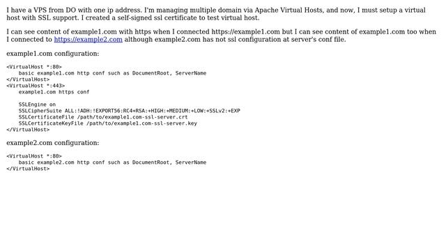 Apache SSL with Multiple Virtualhost смотреть онлайн
