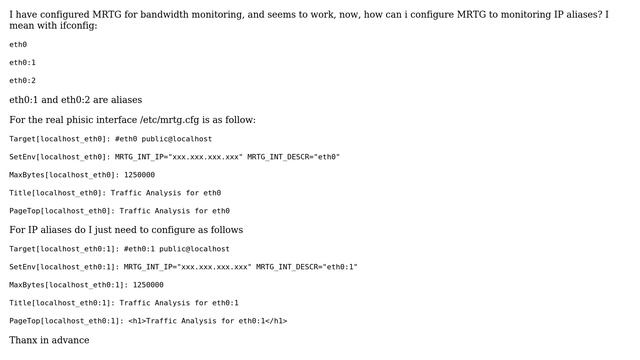 DevOps & SysAdmins: configure mrtg on ubuntu linux and IP alias смотреть онлайн