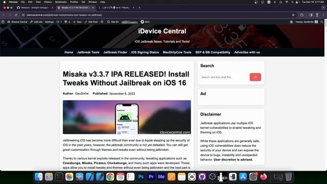 THIS IS HUGE! Misaka Jailbreak Alternative Now Supports DYLIBs For Tweaking Apps! All Devices смотреть онлайн