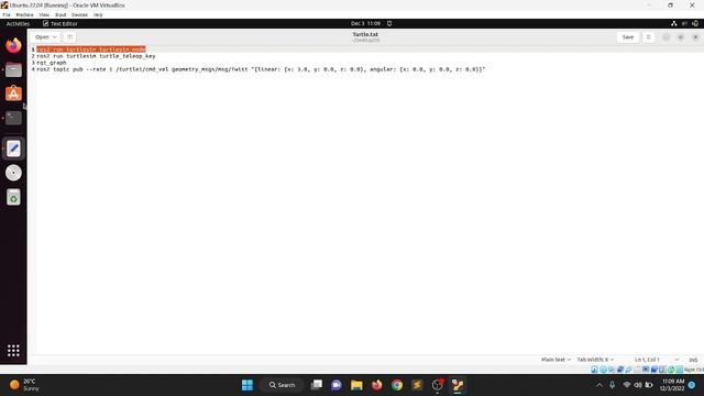 18CSE035_Tushar || CSE304 || ROS2 Turtlesim Project смотреть онлайн