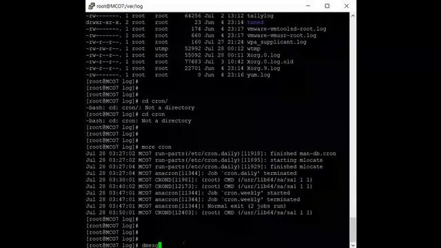 Linux 75 (System logs Monitoring In Linux) смотреть онлайн