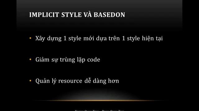 Bài 4: Sử dụng Style trong Windows Phone 7.1 смотреть онлайн