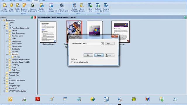 Send FAX Using Paperport смотреть онлайн