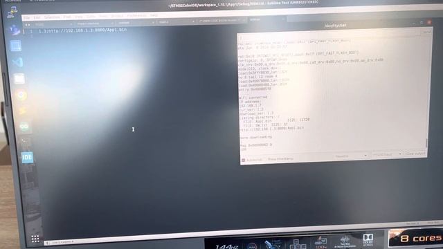 Firmware update over the air (FOTA) for MCU (STM32) via ESP32 (HTTP and CAN) смотреть онлайн