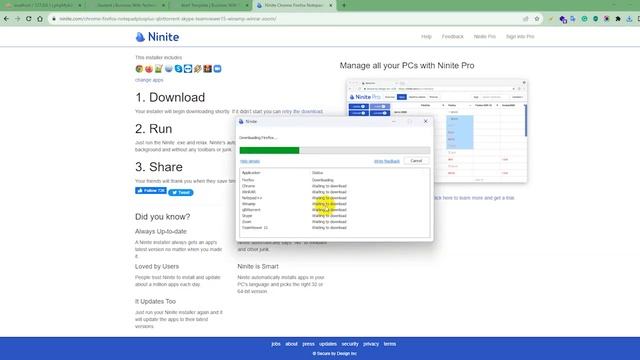 Windows Application Install Using Ninite Installer смотреть онлайн