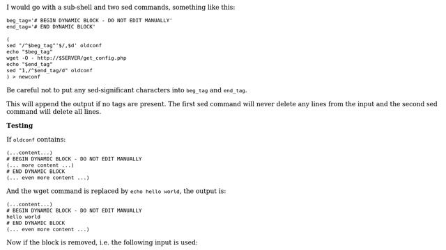 Unix & Linux: sed: multi-line replace of config block (3 Solutions!!) смотреть онлайн