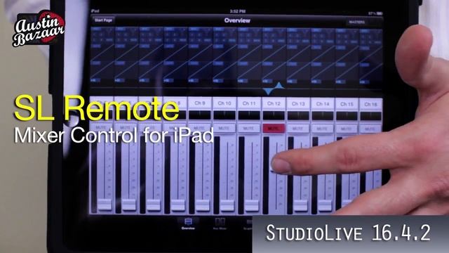 PreSonus StudioLive 16.4.2 - SL Remote / QMix Apps for iPad, iPhone смотреть онлайн