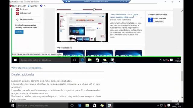 Curso de Windows 10 - 32. Grabación de acciones de usuario смотреть онлайн