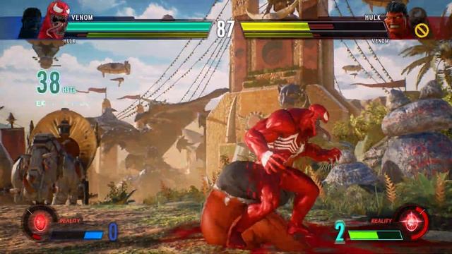 Carnage & Hulk VS Venom & Nemesis (Very Hard) - Marvel vs Capcom | 4K UHD Gameplay смотреть онлайн