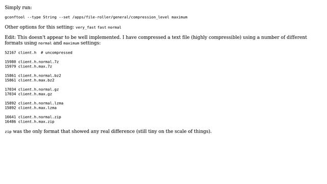 Ubuntu: How can I maximally compress .gz files in Nautilus? (2 Solutions!!) смотреть онлайн