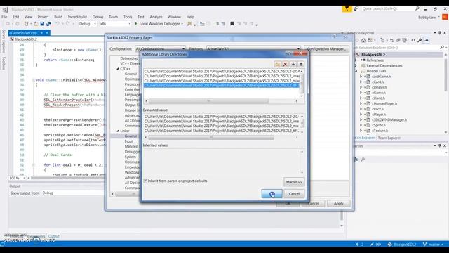 Blackjack Graphical Setting up SDL2 смотреть онлайн