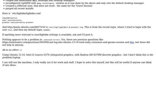 Ubuntu: Can't login in from LightDM (2 Solutions!!) смотреть онлайн