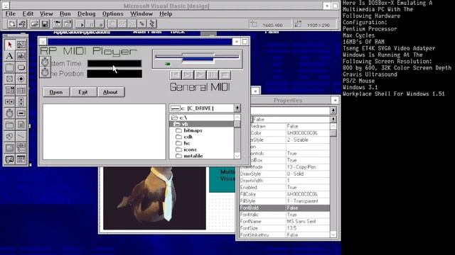 VB3 Revisited (Windows 3.1, DOSBox-X) смотреть онлайн