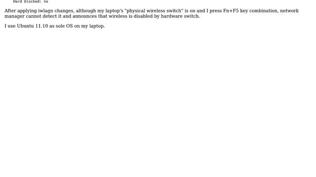 Ubuntu: I can't enable an Intel 5100AGN wireless card смотреть онлайн