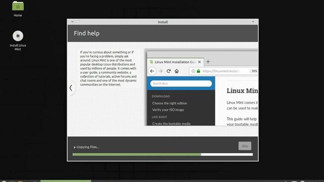 linux Mint 19.3 xfce 64bit: Installation, software and memory, disk usage - Time-lapse photography смотреть онлайн