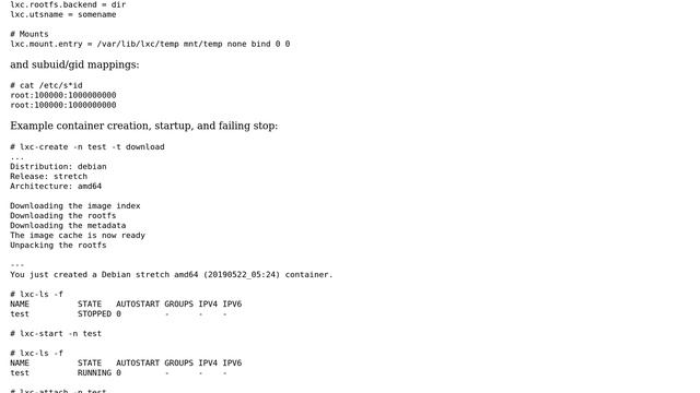 LXC start/stop hangs and filesystem sync hangs смотреть онлайн