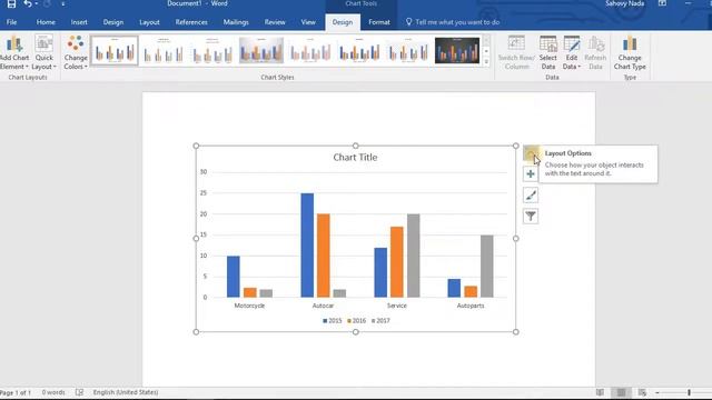Microsoft Word 2016 Essential Training | Charts смотреть онлайн
