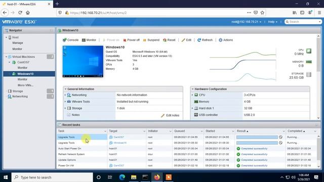 10 upgrade vmtools windows & Linux смотреть онлайн