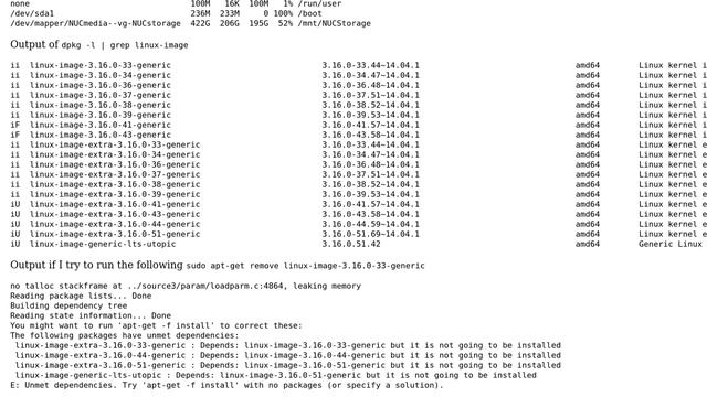 Ubuntu: Boot partition full, can't remove kernels смотреть онлайн