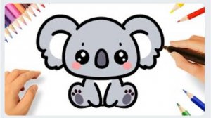 КАК НАРИСОВАТЬ МИЛУЮ КОАЛУ КАВАИ 🐨