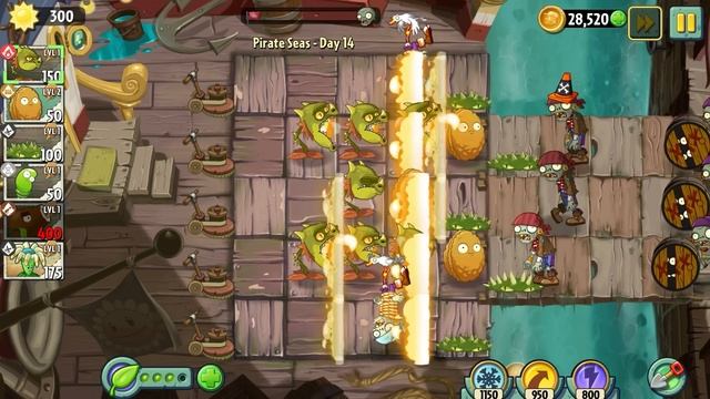 Plants vs Zombies 2 - PIRATE SEAS (All Levels) [HD] смотреть онлайн
