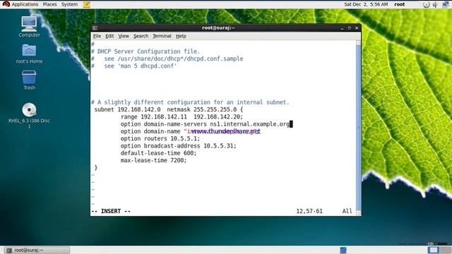 How to configure DHCP server in redhat in hindi смотреть онлайн