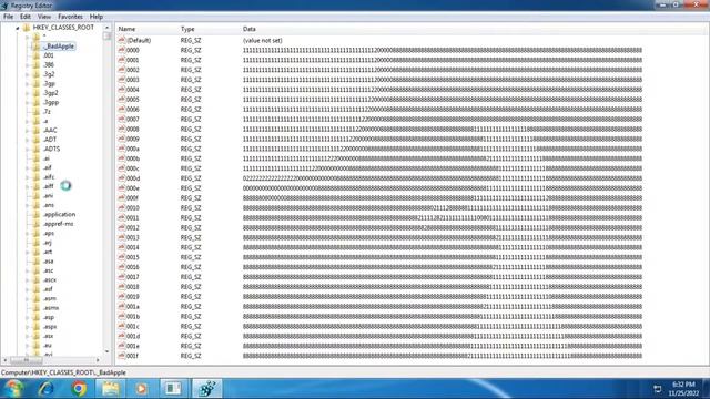 Bad Apple!! but it's played on Registry Editor смотреть онлайн